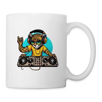 Cheetah Beats - Mug blanc - blanc - Droite