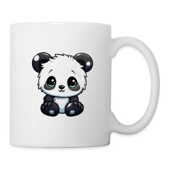 Panda mignon - Mug blanc - blanc - Droite