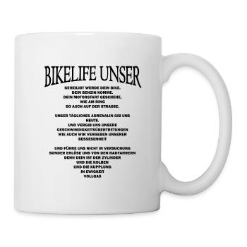 Bikelifeunser - Tasse - Weiß - Rechts