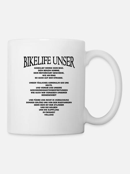 Bikelifeunser - Tasse - Weiß