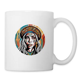 Artiste hippie - Mug blanc - blanc - Droite