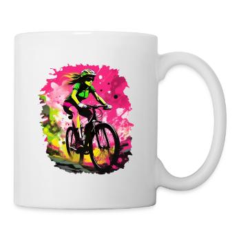 Leidenschaft Fahrrad fahren - Tasse - Weiß - Rechts