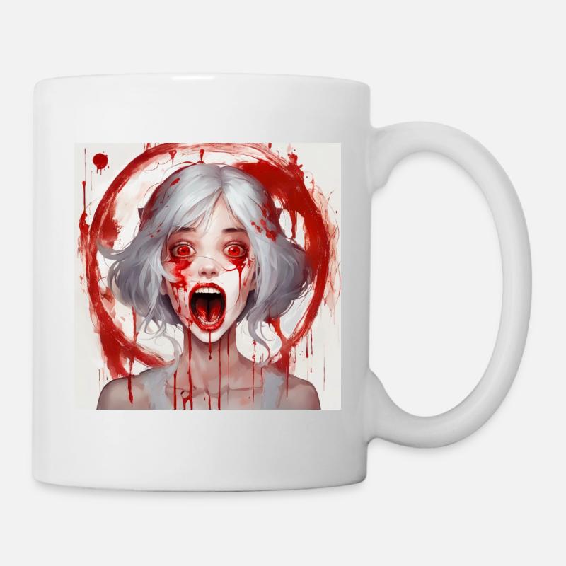 Blutrausch - Tasse - Weiß