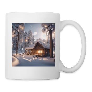 Plongez dans la magie de l'hiver - Mug blanc - blanc - Droite