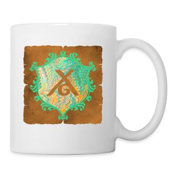 e 36 x - Mug blanc - blanc - Droite