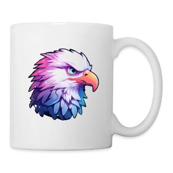 Eagle's head - Mug - white - Right