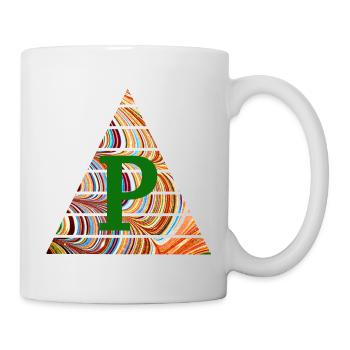 Triangle E 56 P - Mug blanc - blanc - Droite
