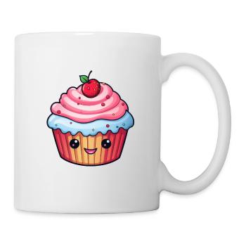Cupcake - Tasse - Weiß - Rechts