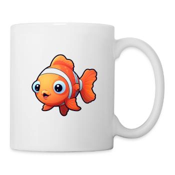 Poisson-clown - Mug blanc - blanc - Droite