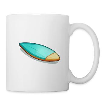 Riding the Waves - Mug - white - Right