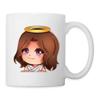 Sarahs Asmr House Merch Angel Emoji - Tasse - Weiß - Rechts