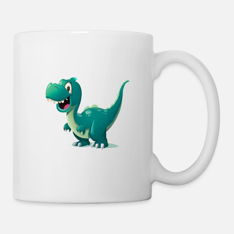 Dinosaurier - Tasse - Weiß