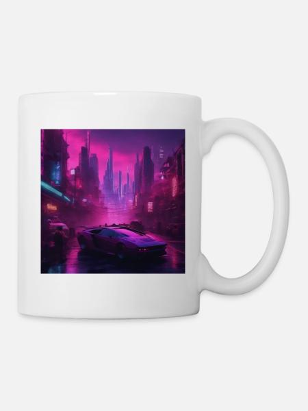 Sports cars of the modern era - Mug - white