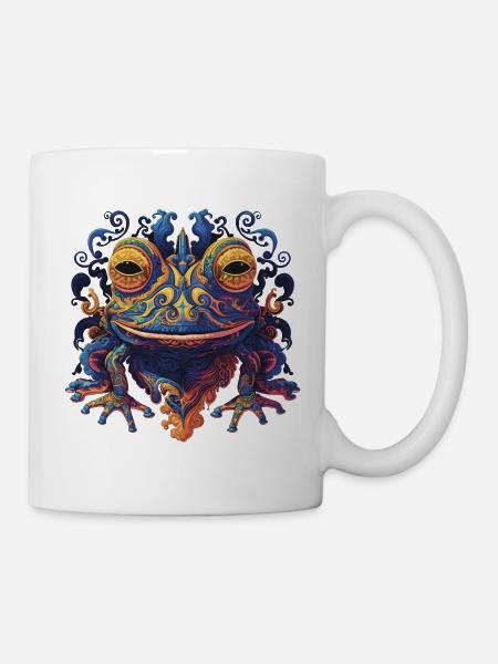 Dmt Frog - Tasse - Weiß