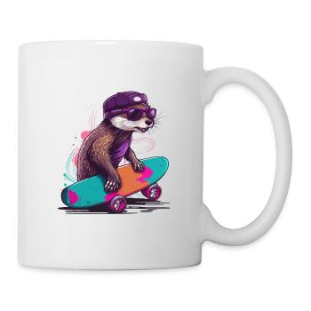 Otter Skate - Mug - white - Right
