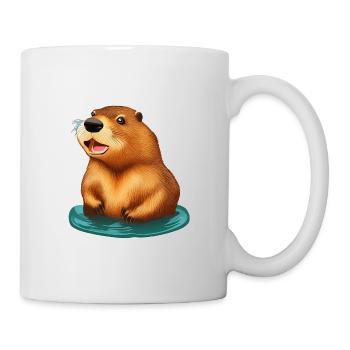 Castor - Mug blanc - blanc - Droite