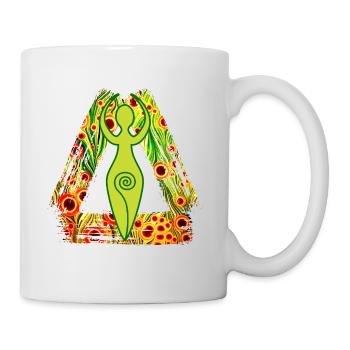 Déesse spirale E 110 - Mug blanc - blanc - Droite