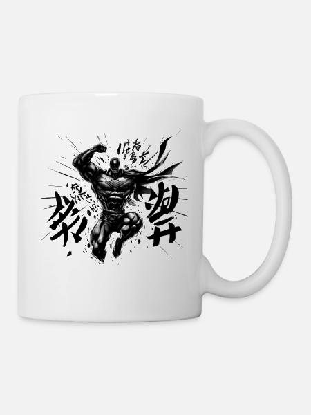 Kanji superheroes - Mug - white