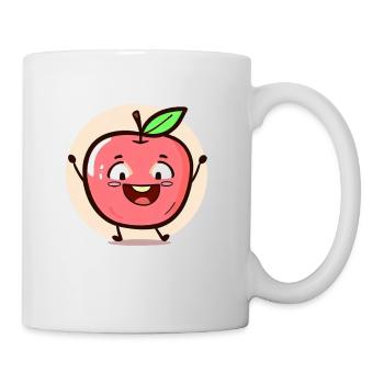 Happy apple - Mug - white - Right