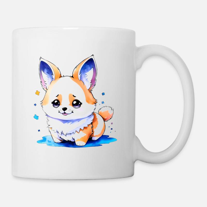 Corgi collection Kawaii - Mug blanc - blanc