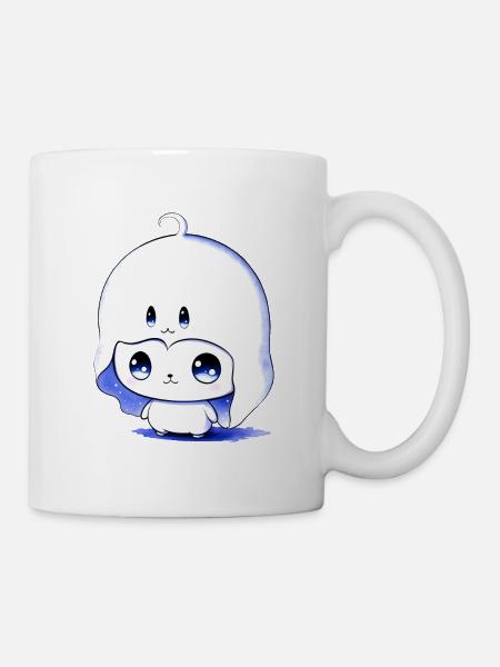 Fantôme collection Kawaii - Mug blanc - blanc