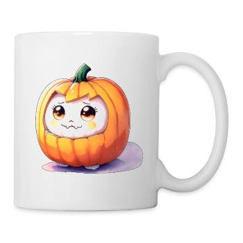 Citrouille collection Kawaii - Mug blanc - blanc - Droite