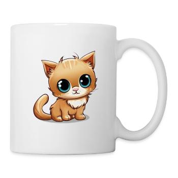 Kätzchen - Tasse - Weiß - Rechts