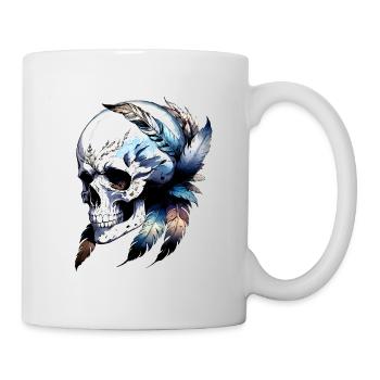 Harpie Skull collection Goth - Mug blanc - blanc - Droite