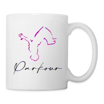 Parkour - Mug blanc - blanc - Droite