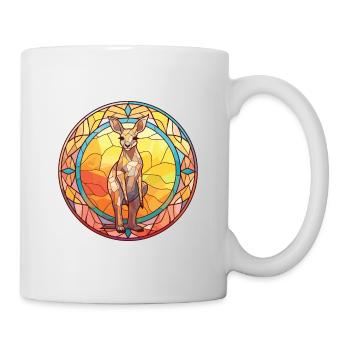 Kangourou Aquarelle colorée Illustration d’animaux - Mug blanc - blanc - Droite