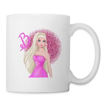 Kultpuppe in Pink - Tasse - Weiß - Rechts