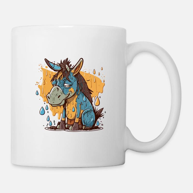 Rainy Day Grumps - Tasse - Weiß