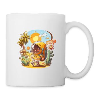 Das Abenteuer wartet auf Sie - Tasse - Weiß - Rechts