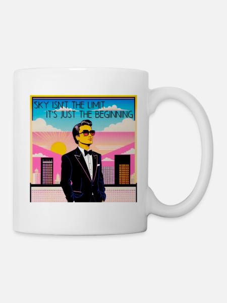 Sky isn't the limit It's just the beginning - Mug - white