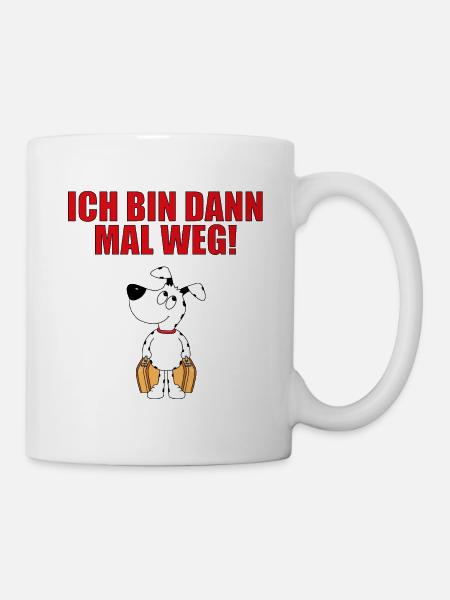 HUND - HUNDE - TIER - TIERE - Tasse - Weiß