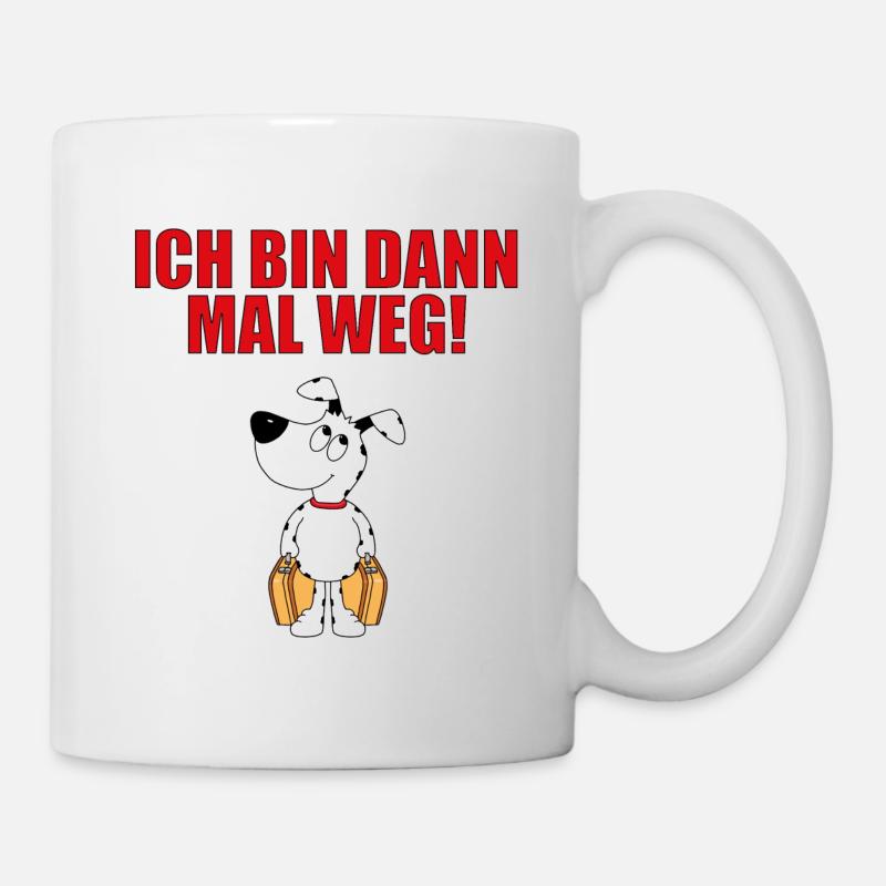 HUND - HUNDE - TIER - TIERE - Tasse - Weiß