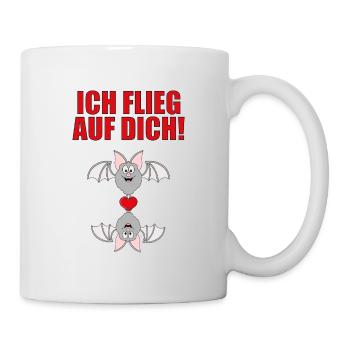 FLEDERMAUS - FLEDERMÄUSE - Tasse - Weiß - Rechts