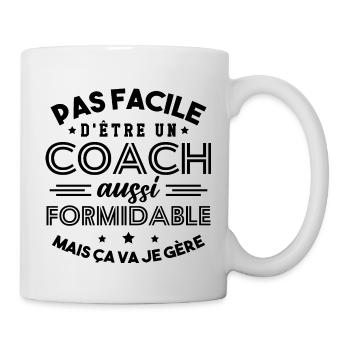 Cadeau Formidable pour Coach Formidable - Mug blanc - blanc - Droite