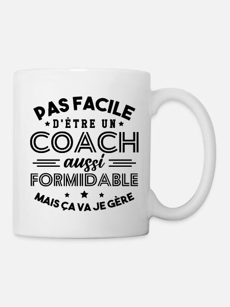 Cadeau Formidable pour Coach Formidable - Mug blanc - blanc