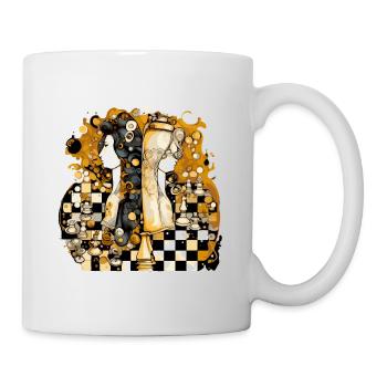Combat de reines - Mug blanc - blanc - Droite
