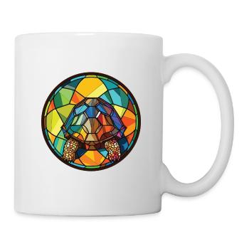Tortue Aquarelle colorée Illustration d’animaux - Mug blanc - blanc - Droite