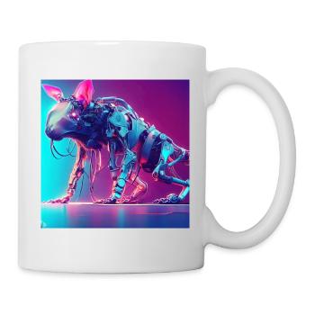 Cyber-Tiere - Tasse - Weiß - Rechts