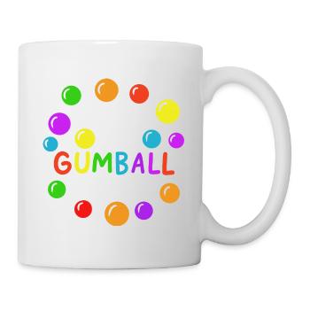 Ich gehöre zum Kaugummiautomaten - Tasse - Weiß - Rechts