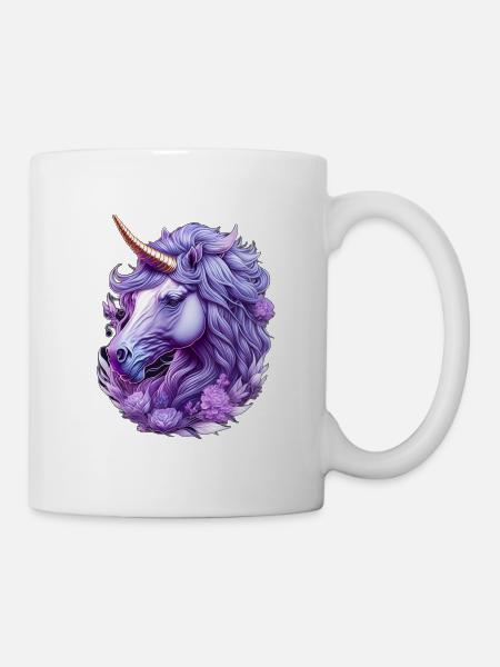 Licorne majestueuse - Mug blanc - blanc