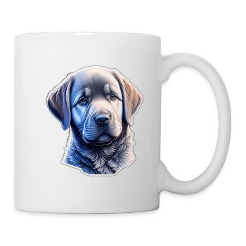 Cute Labrador Retriever puppy - Mug - white - Right