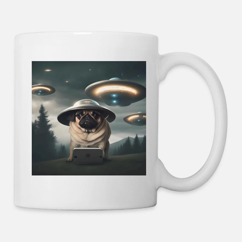 UFO - Tasse - Weiß