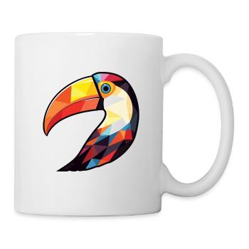 Toucan Colorful Watercolor Animal Pet Illustration - Mug - white - Right