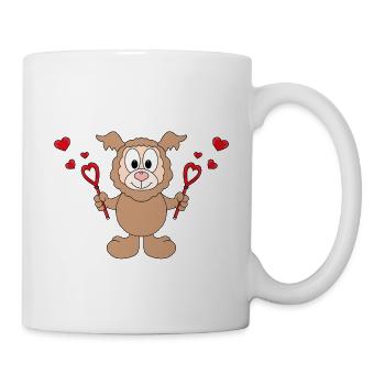 LAMA - ALPAKA - LIEBE - SEIFENBLASEN - TIER - FUN - Tasse - Weiß - Rechts