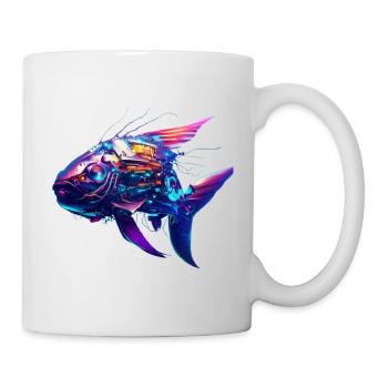 Cyber fish - Mug - white - Right