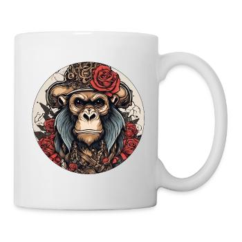 Monkey lady - Mug - white - Right
